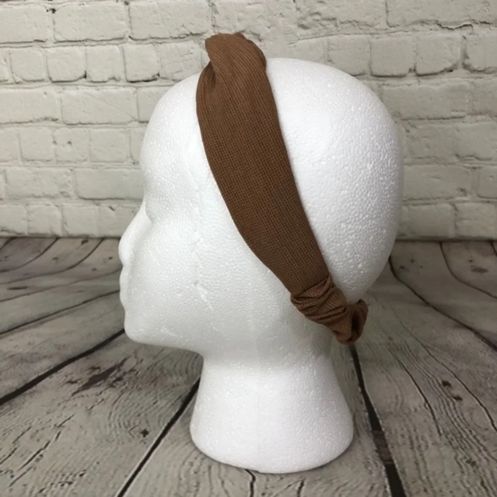 Brown Knotted Boho Headband